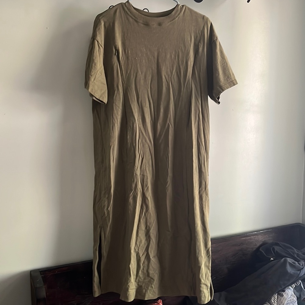 Old Navy Olive Midi Dress